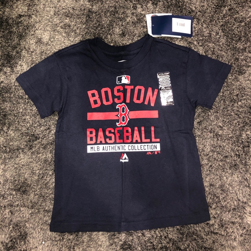 NWT Boys Boston Red Sox Tee Shirt Youth Small